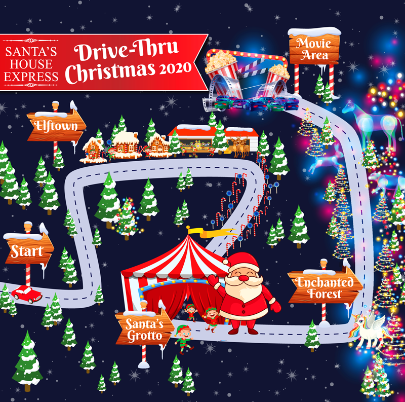 Santa House express drive thru 2020 Irish Consumer